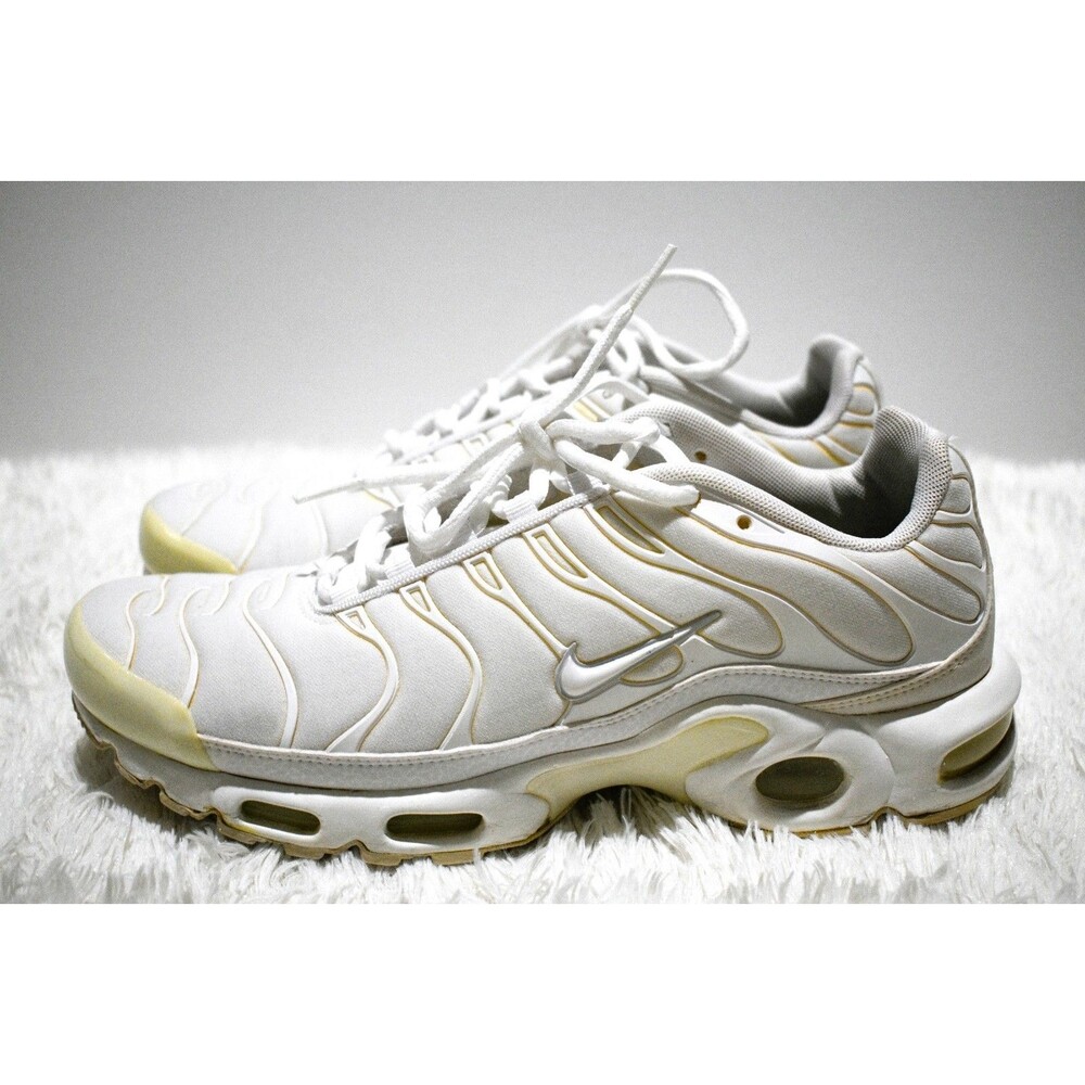 Nike Air Max Plus Tn Air White Wmn’s Size 9.5 All‑White Running 605112 110 2020